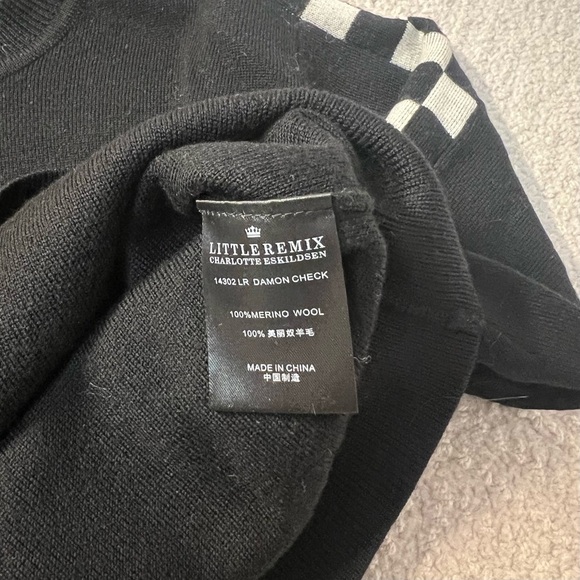 Little Remix Checker Sweater - Picture 3 of 4